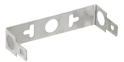 Perfil em U para 1 DDE/DDS (Altura 22mm)