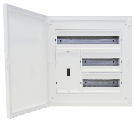 Quadro de Entrada de Embeber Completo - 44 Módulos (2x12+1x20)+DCP